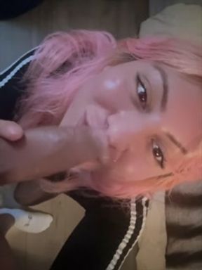 just finished sucking off the stepbro 😰