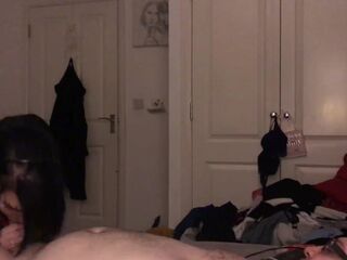 Sexy wife sucks jock