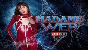 Madame Web's Petite Pet Gets Railed in Latex Catsuit