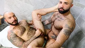 Ripped Dudes Pounding Each Other Senseless in a Public Shower Stall