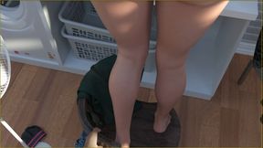 Japanese Stepmom Needs Help And Showing Her Big Ass With Mini Skirt