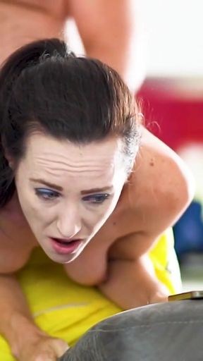 Blue Eyed Girl Fucked and Creamed   Clip 1