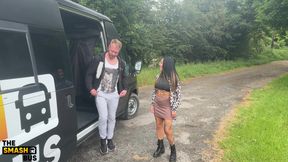 Miss Crude Catches a Ride on the Smash Bus