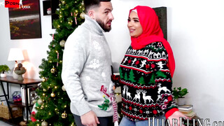 Christmas Magic A Seductive Journey with a Curvy Arab Cutie