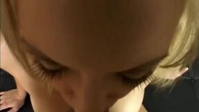 ”Blonde P-O-V Blowjob & Casting Couch”