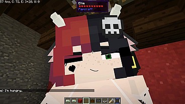 Minecraft Jenny Mod Fapcraft - Ellie, a Goth dommy mommy with a cow bikini and tasty milkers