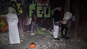 fucked in the night during the halloween night