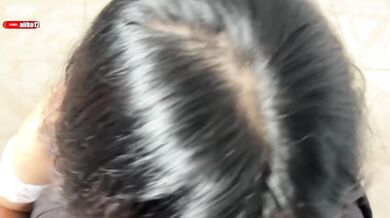 I spy on my stepsister when we're alone and we have great sex