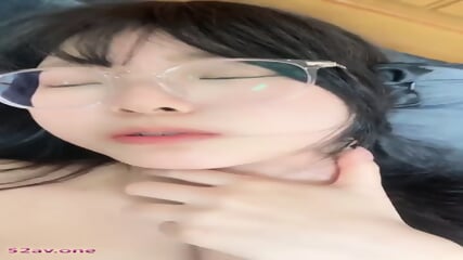 chinese glasses big tits girl part 3