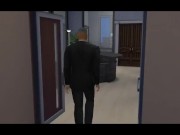 OFFICE - Boss Gets Dominated By Assistant Dirty talk - Sims 4