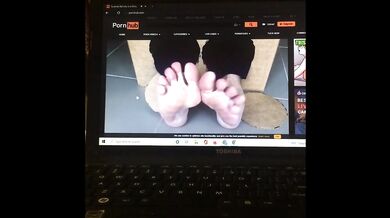 Feet come alive and worship until cum drips from my hungry cock