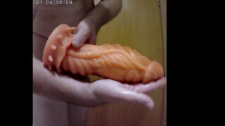 Ruwe seks masturbatie, ruw, vingeren, fisting, enorme dildo – homo's die anaal gefist worden