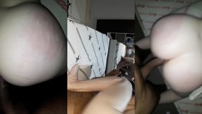 meti a rola preta na loira branquinha gostosa