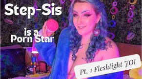 Step-Sis is a Porn Star: Fleshlight JOI