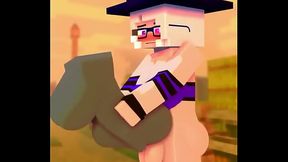 Minecraft futa witch fucks a thing