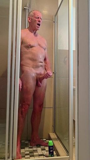 Coach Jc Has a Steamy Shower Wank.
