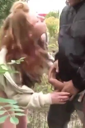 Naughty Girl Picked up for Outdoor Sex