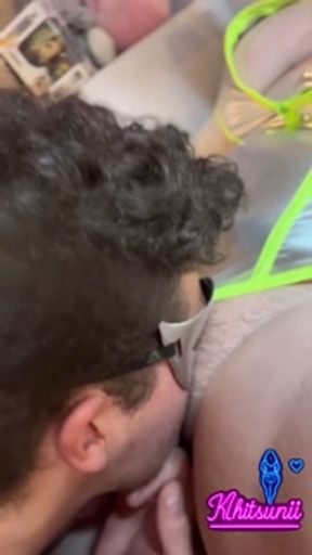 Curvy French Alien cosplayer gets fucked by her roommate and ends up on her face