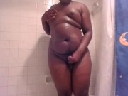 playing in the shower :)