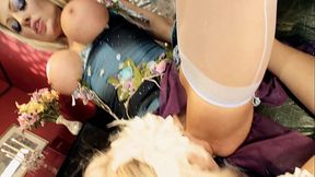 Dressed As Fairies, Lou Lou, Cindy Behr And Charley Attwell Fuck