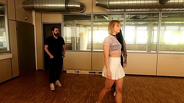 2 Horny German Teens Are Getting Fucked by Landlord