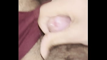 solo guy masturbating in bedroom with big dick