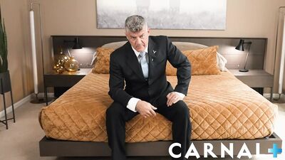 BoyForSale Sub Twink Dylan Tides submits to DILF dominant Ace Banner