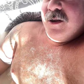 Retired Coach Has a Very Thick Cock Pissing All Over with a Fat Ass on a Coach Bear