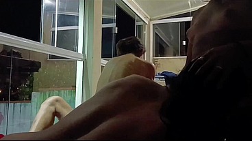 Sexparty with a couple bi, my friend trans top and me