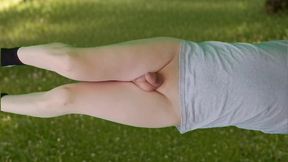 888 White Pretty Femboy on Green Grass Booty Soft Body Delicious and Young