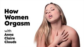Close-up - Female Pleasure With Sexy Anna Claire! Solo Orgasm&#x1F4A6; Scene
