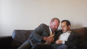 hot daddy fuck his newest twink recruit after his first day