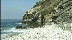 Three hot black chicks explore new scenes on the beach