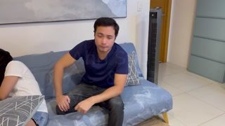 Bumigay sa tukso ang manyak na jowa ng step sister ko at ang taba ng titi niya!