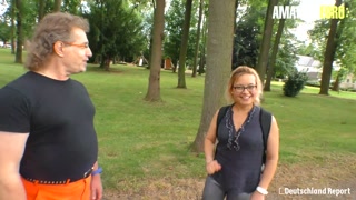DEUTSCHLANDREPORT - Mature Lady Eats Cum After Amazing Amateur Sex - AMATEUREURO