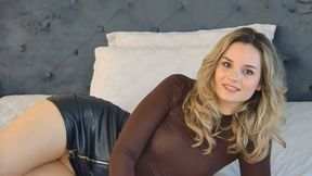 Playful Dirty Talk Starts Here. live fingering and teasing show, CEI, show-off legs!