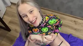 Halloween Sex by LapkaLu with Cum in Mouth and Hot Fuck in Costume