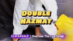 Double Hazmat Gas Mask Girl