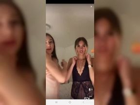 sexy private periscope with two thots