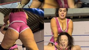 Face sitting, chest sit, rolling and crotch in face pins