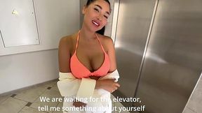 Sexy brunette is riding a stranger's cock in a perfect POV vid