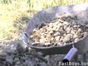 Handjob in the Garden