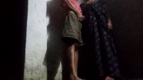 Desi Friend Wife Fuck Outdoor in Night Sex with Outside Home