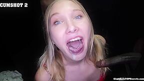 Sharon Babe And Mckenna Lynn - The Cum Matches Your Blue Eyes, Mckenna!