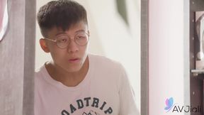 Horny Nerd with Magic Game Controler Fucks Hot Stepsis Li Zhiyan