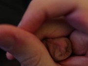 Wanking my Uncircumcised Cock from SOFT to HARD - Ejaculating a big load of CUM!