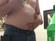 Puckos pig training part 2 bananas and sprite