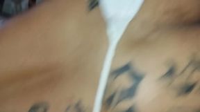 Slut slurps cock&#x1F346; in the kitchen &mdash;  milk flows &mdash;  pussy&#x1F32E;&#xFE0F; erupts in climax&#x1F680;