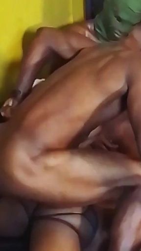 Four Men Fucking and Having Fun.
