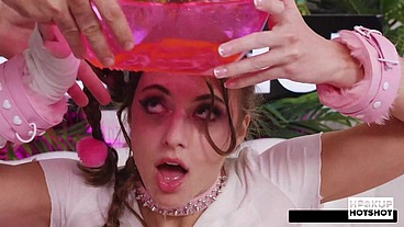 Horny Gia Derza Meets Up With Bryan Gozzling For Nasty Anal!